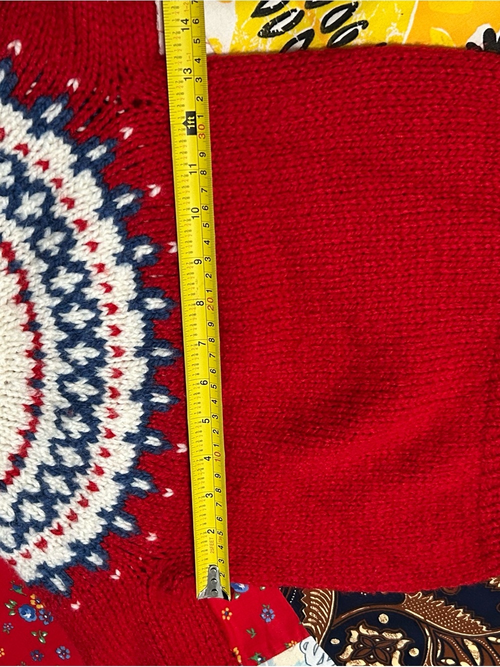 Vintage hand knit Sweater size 4 - Picture 3 of 5